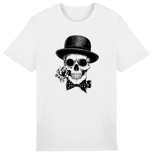 T-shirt tête de mort Alex, l’anarchiste (FACE) - Image