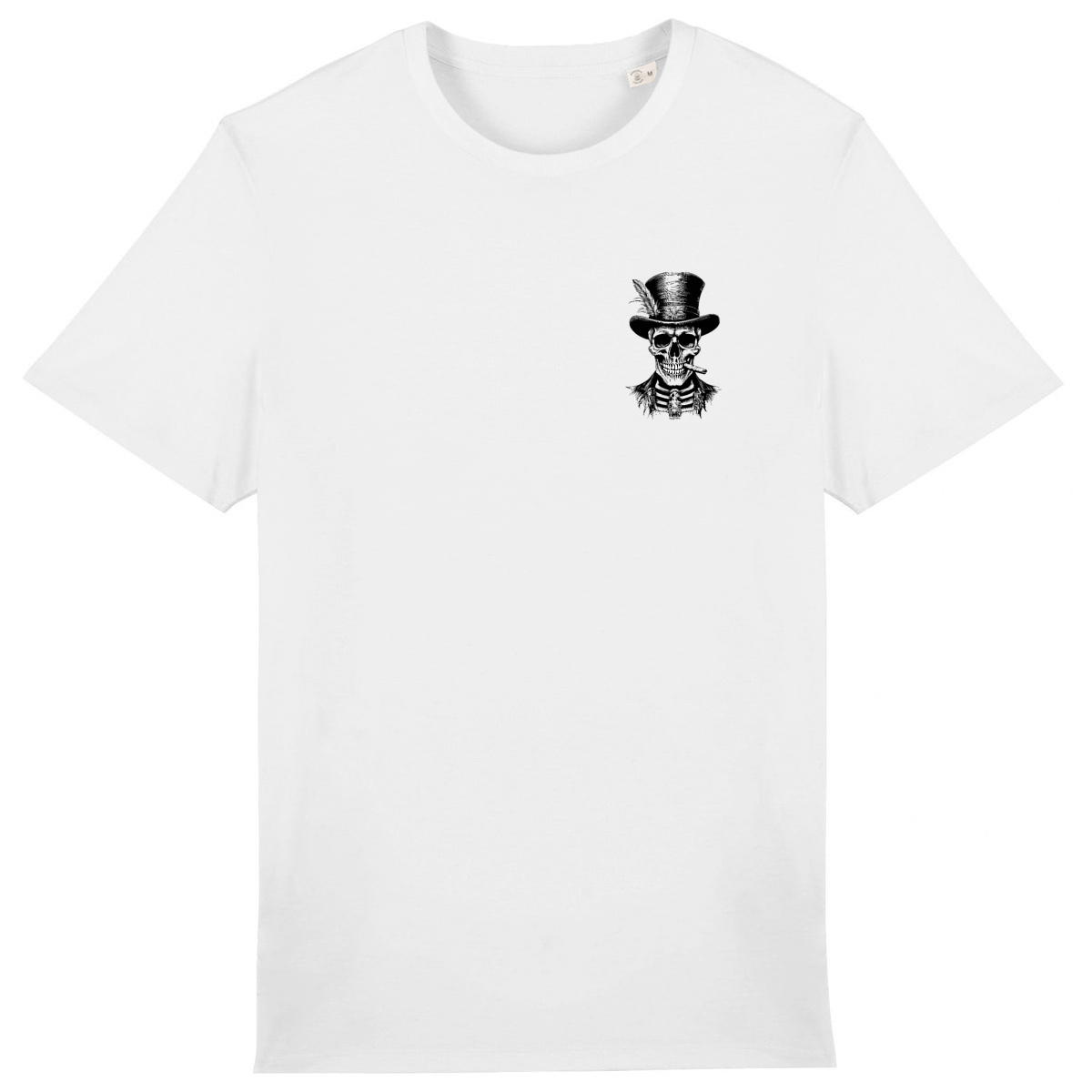 T-shirt skull original Spencer, le gentleman (FACE & DOS) - Image
