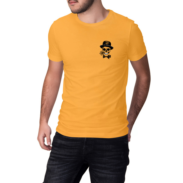 T-shirt skull original Alex, l’anarchiste (FACE & DOS)