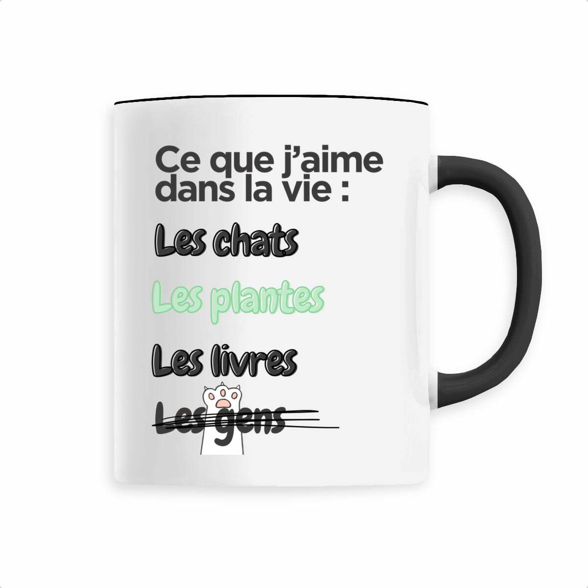 Mug Ce que j'aime dans la vie - Image