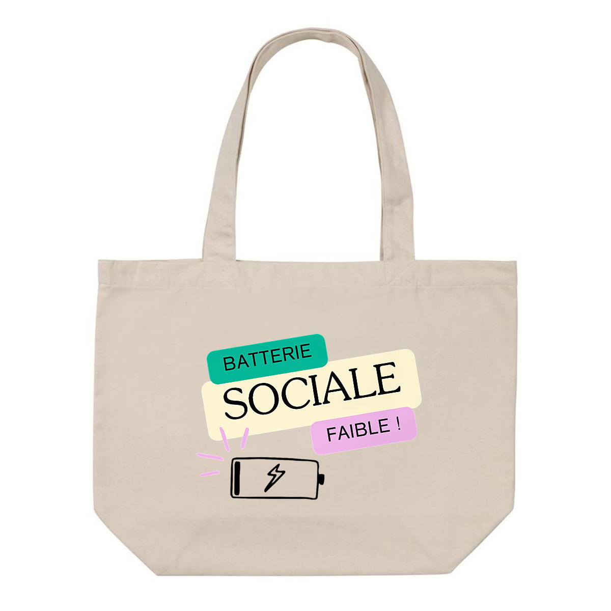 Shopping bag - Batterie sociale