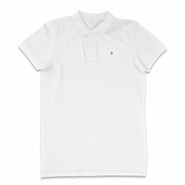 white polo with a chess piece