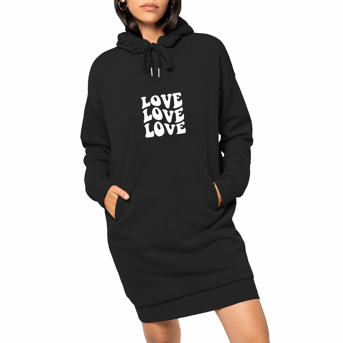 Image front robe sweat "Love love love"