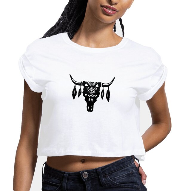 Image front crop top tete boho