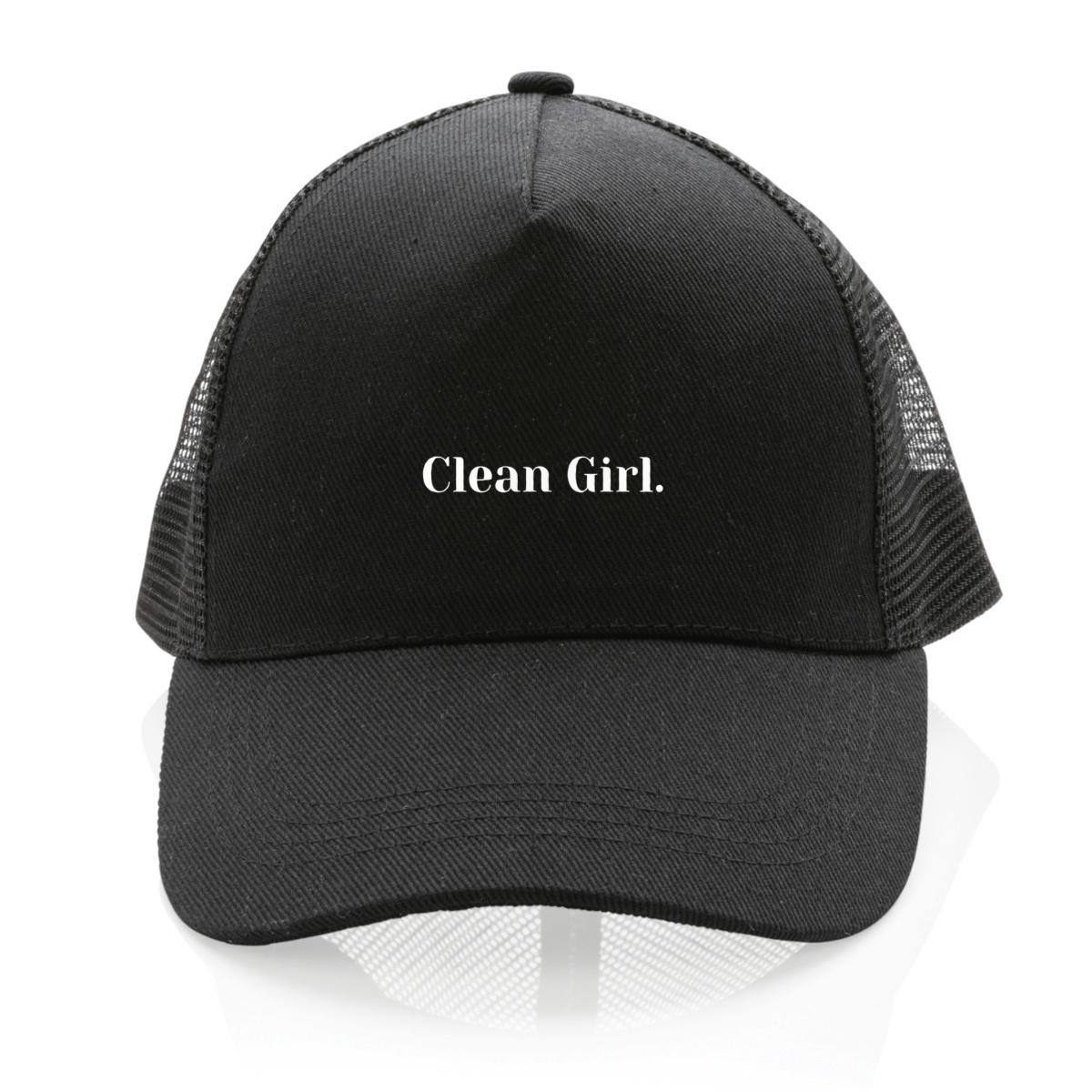 Image front Casquette transpirante "Clean girl " 🧢