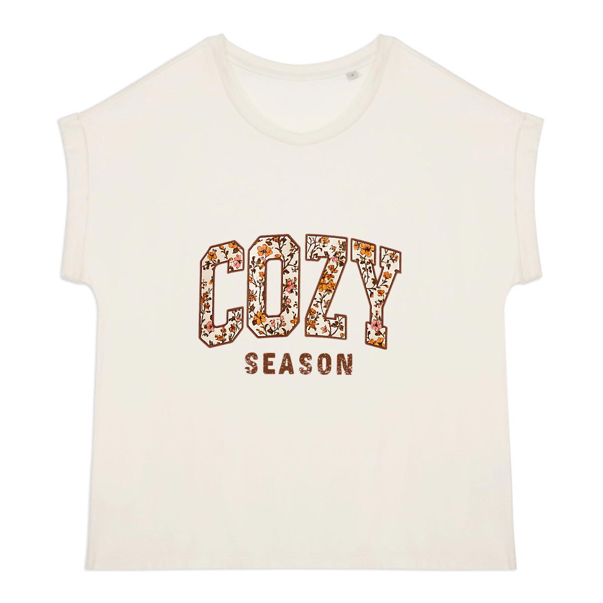 Image front T-shirt "cozy season"