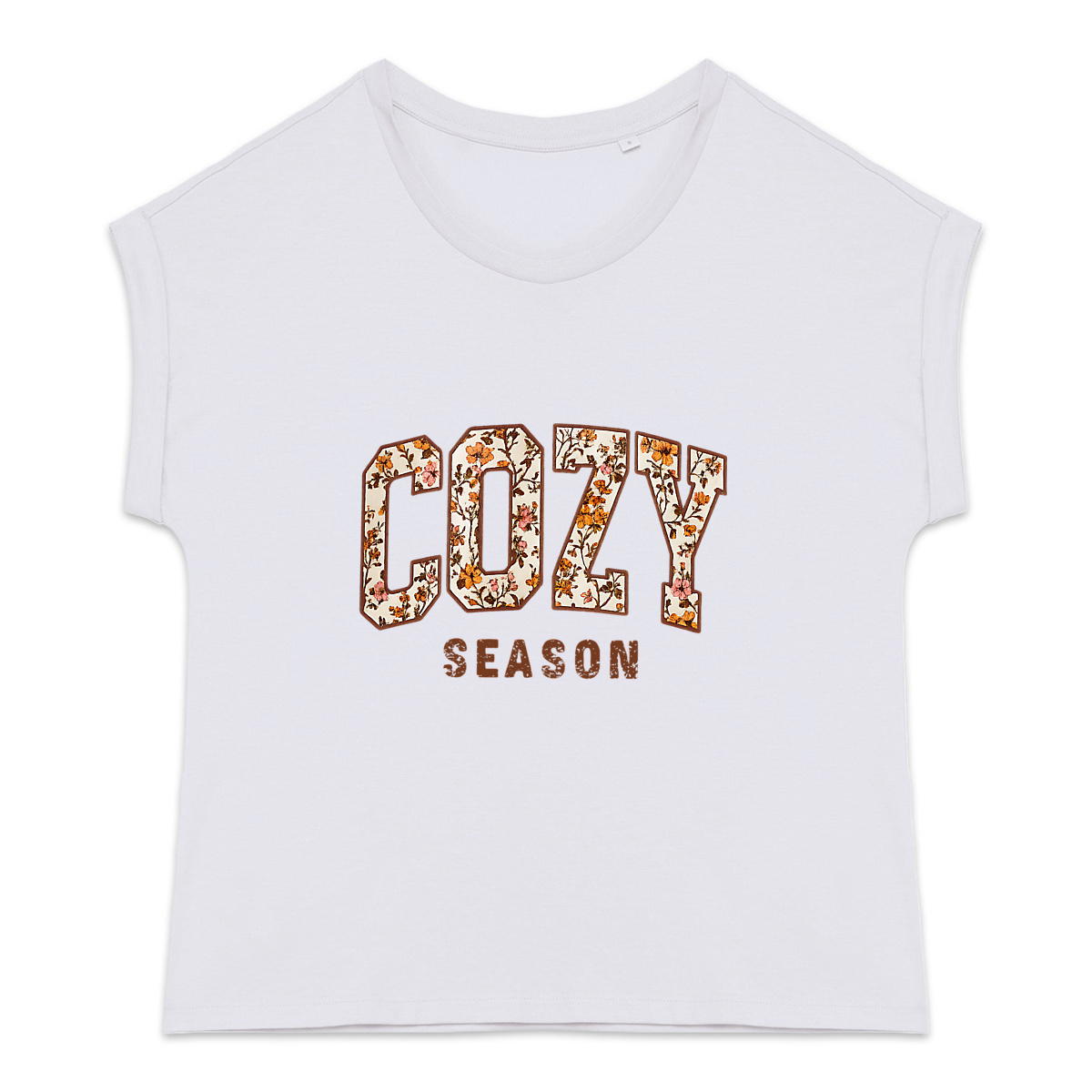 Image back T-shirt "cozy season"