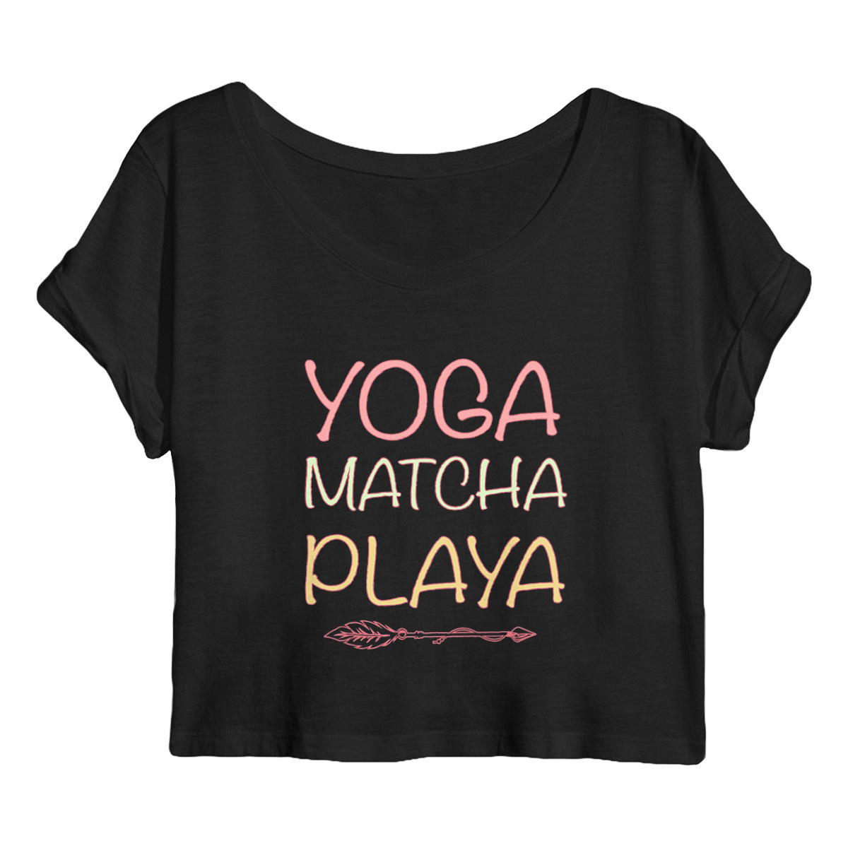 Image back Crop top  Yoga Matcha Playa 🧘‍♀️☀️