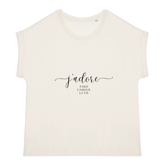 Image front T-shirt 'j'adore"