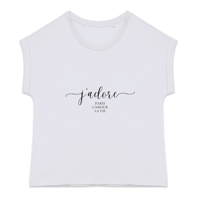 Image back T-shirt 'j'adore"
