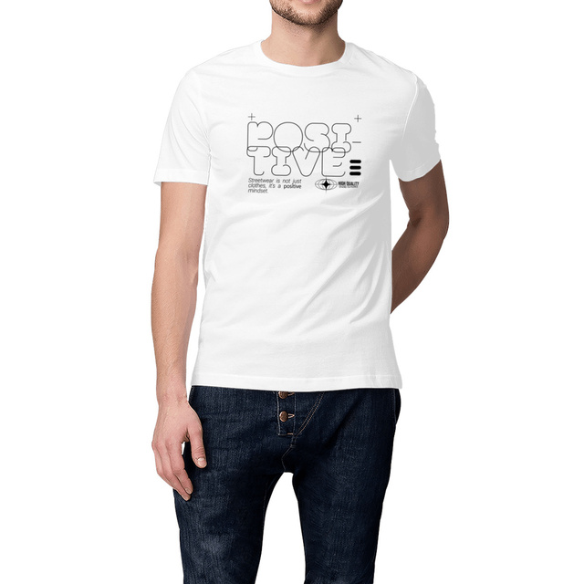 Image front T-shirt "positive"