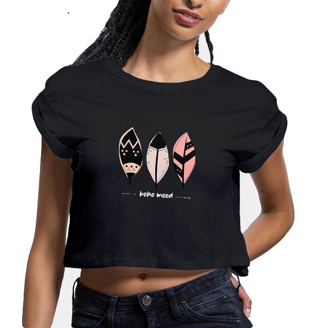 Image front Crop top boho mood
