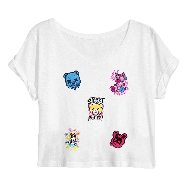 Image back Crop top Femme Street Wear Coloré 😜