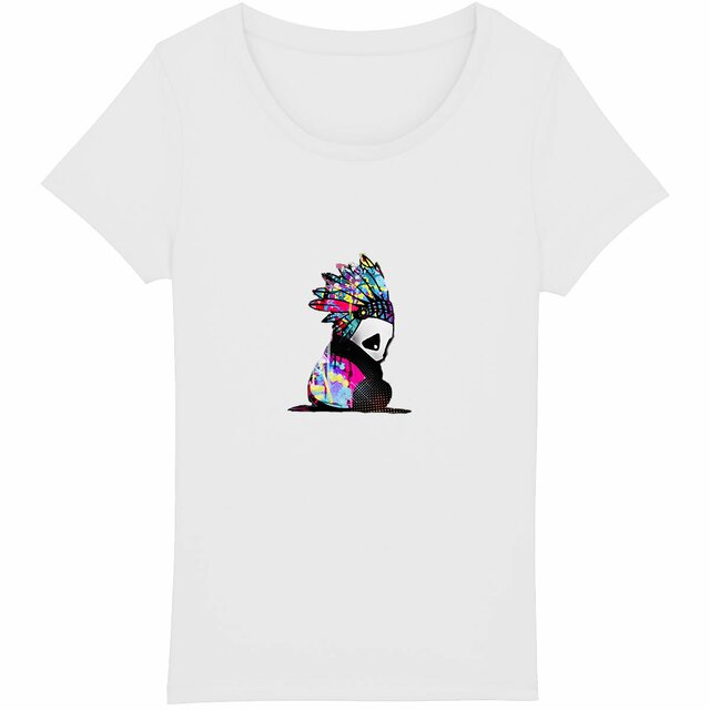 Image back T-shirt "Panda Street Art " 🐼🎨