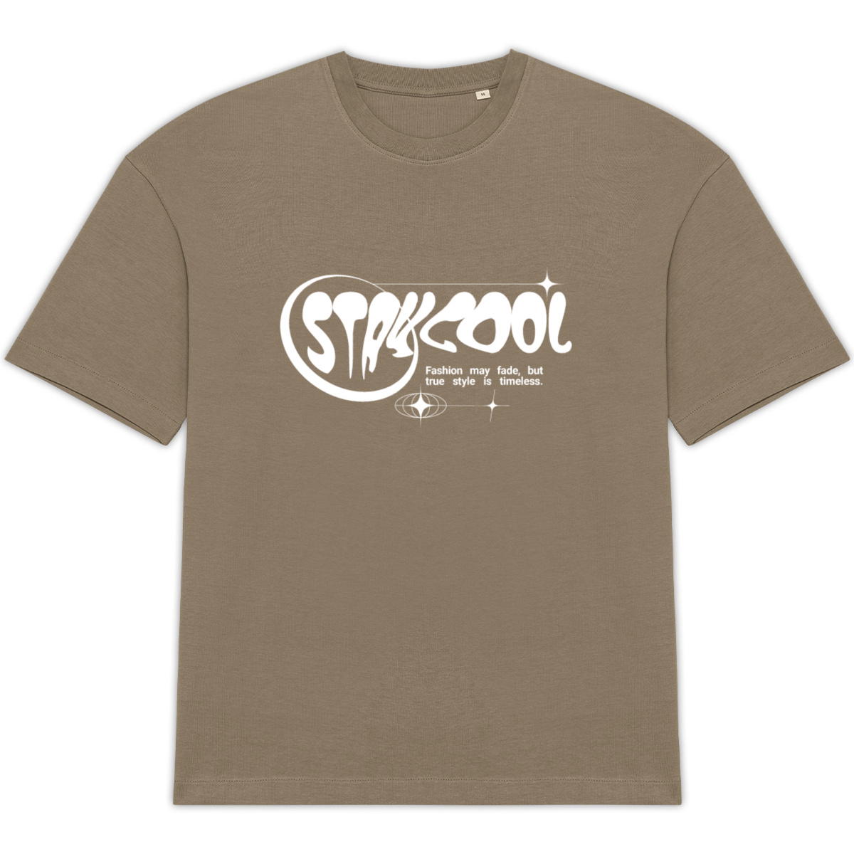 Image back T-shirt oversize "stay cool"