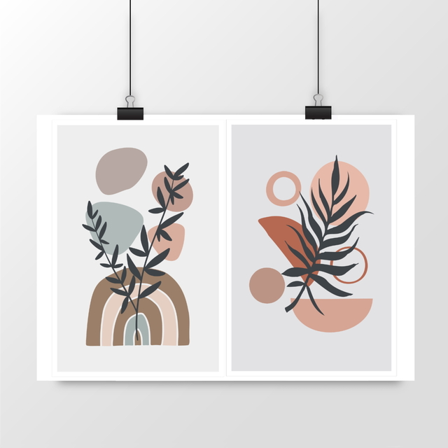 Image back Poster "flowers mood"