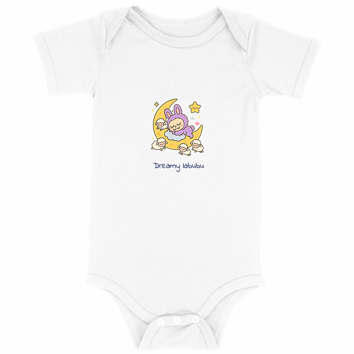 Image back Body bébé "dreamy Labubu"