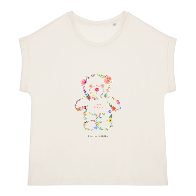 Image back T-shirt "Live simply" 