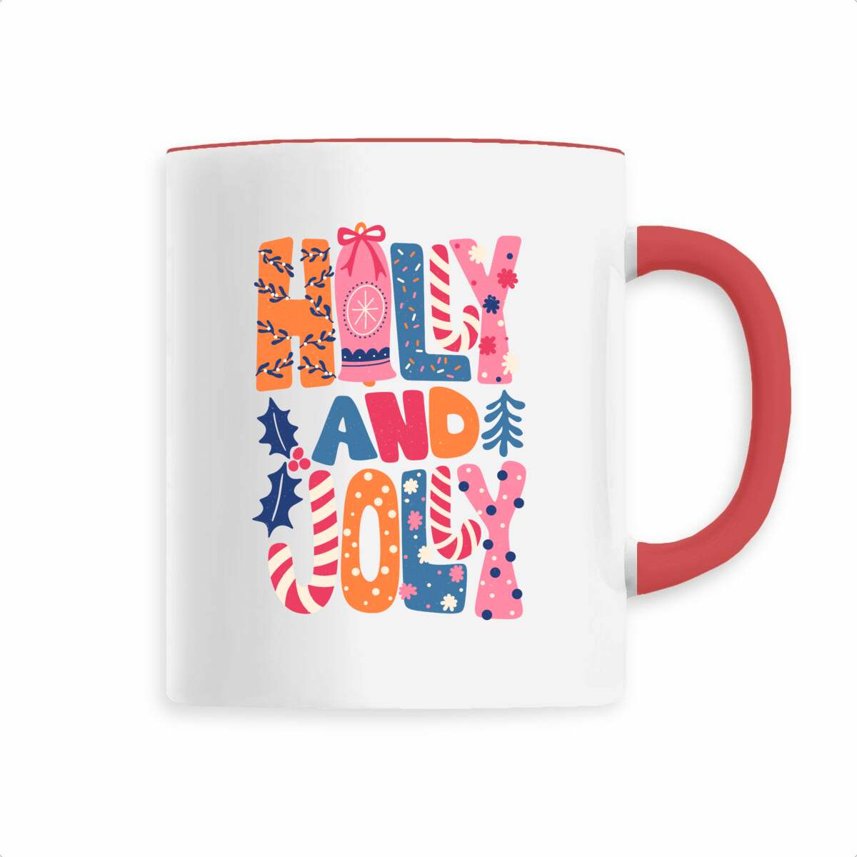 Image back Mug "holy & joly"