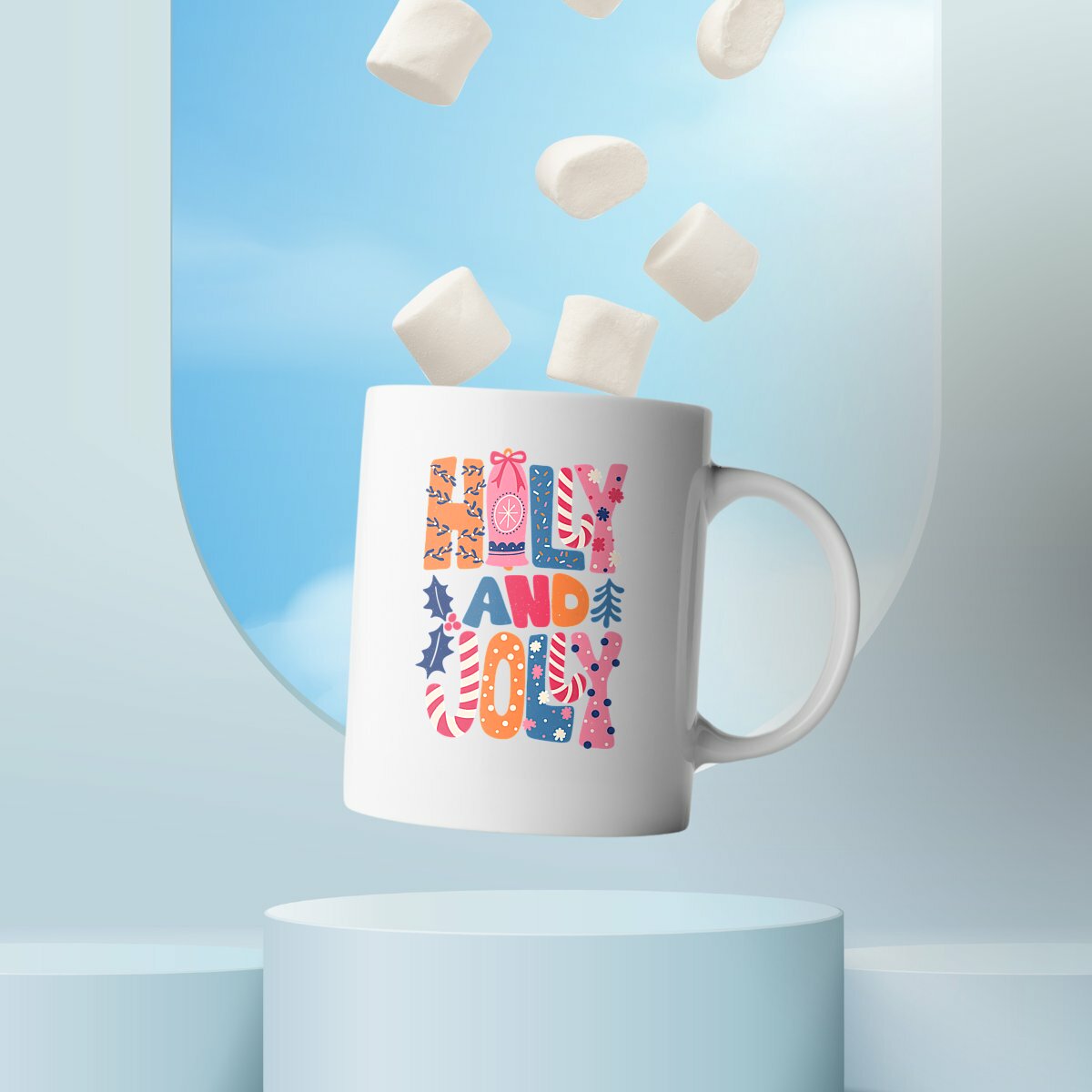 Image front Mug "holy & joly"