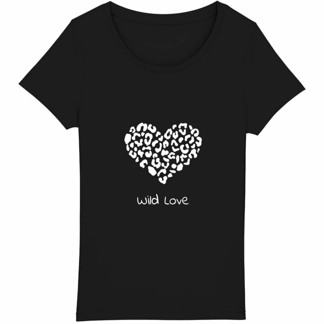 Image back T-shirt "Wild love" 
