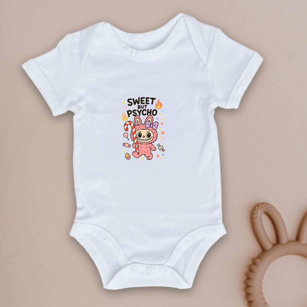 Image front body bébé "labubu psycho"