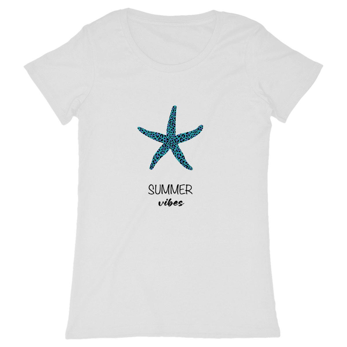 Image back T-shirt "summer vibes" classique