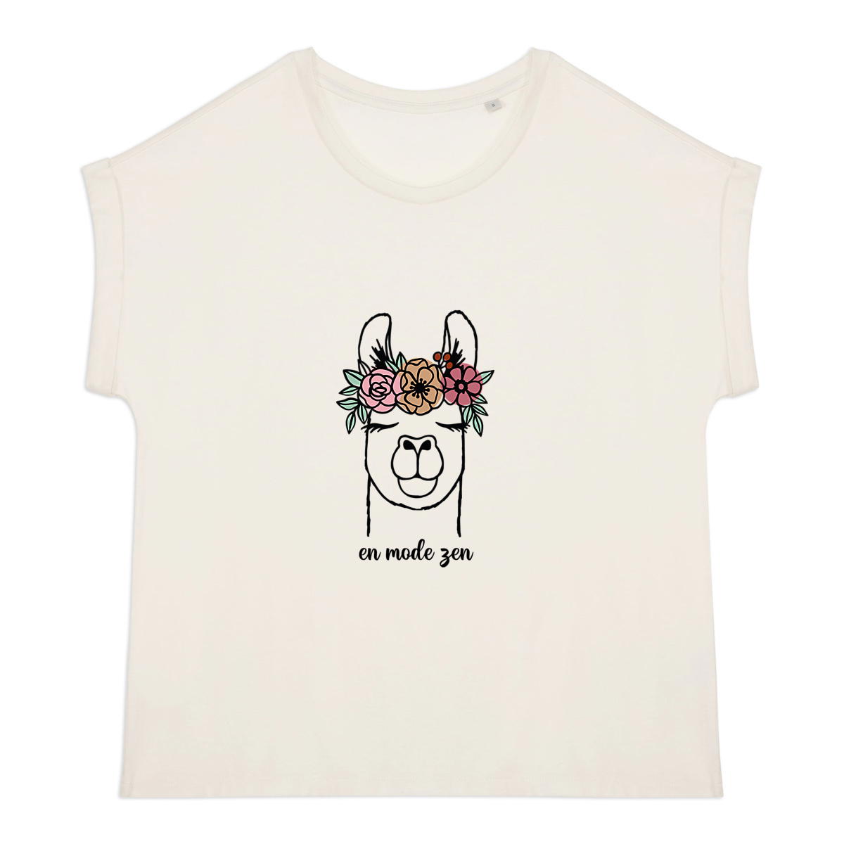 Image back T-shirt  Lama