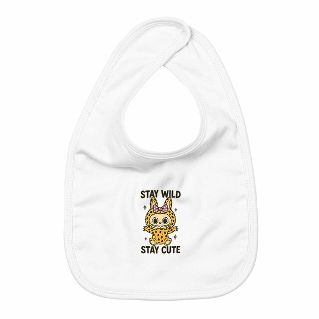 Image back Bavoir Labubu Léopard 🐆💛