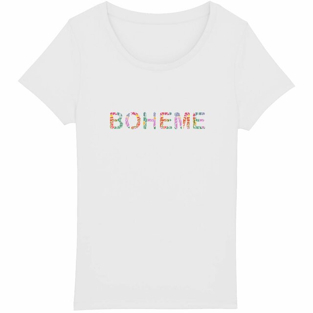 Image back T-shirt "Bohème"