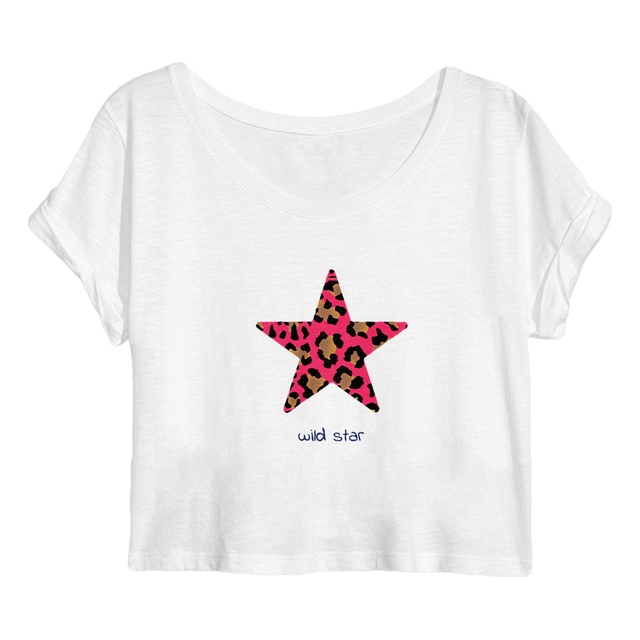 Image back crop top  wild