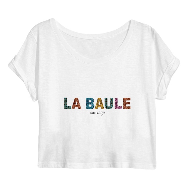 Image back crop top La Baule