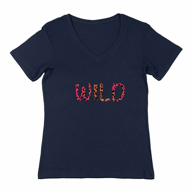 Image front T shirt "Wild"  col V 