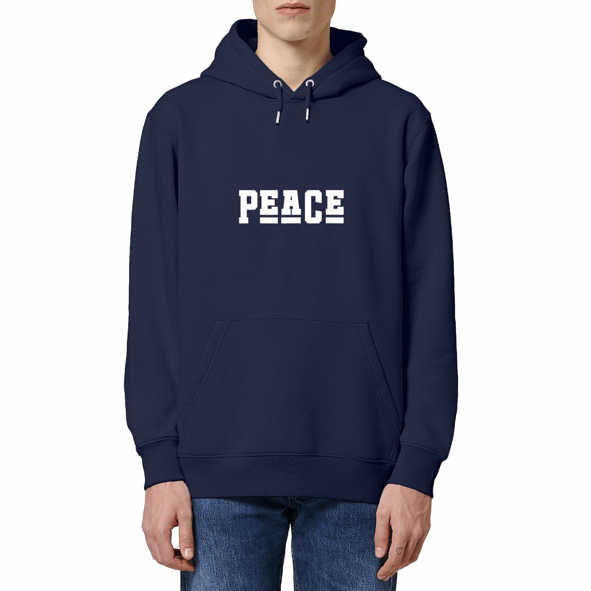 Image front Sweat  en coton bio "Peace"✌️🌿