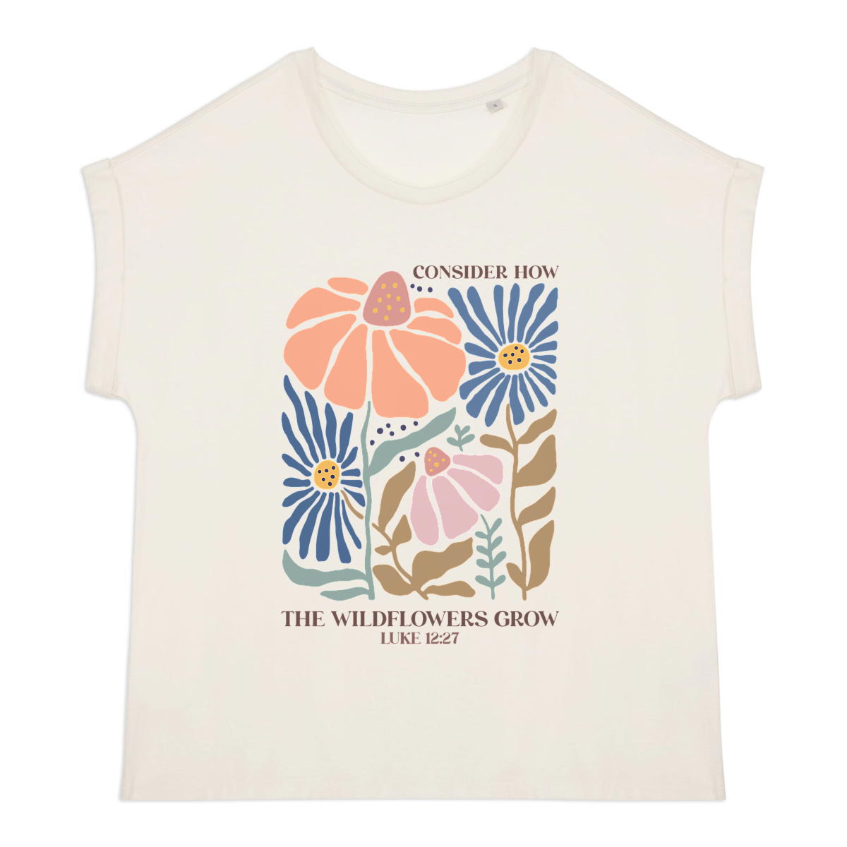 Image back T-shirt "wildflowers