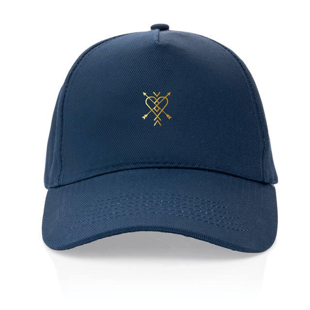 Image front Casquette heart bleu