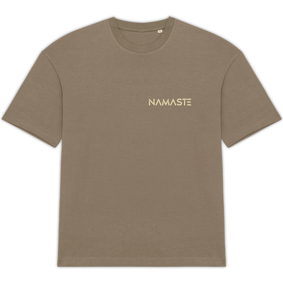 Image back T-shirt oversized "namasté