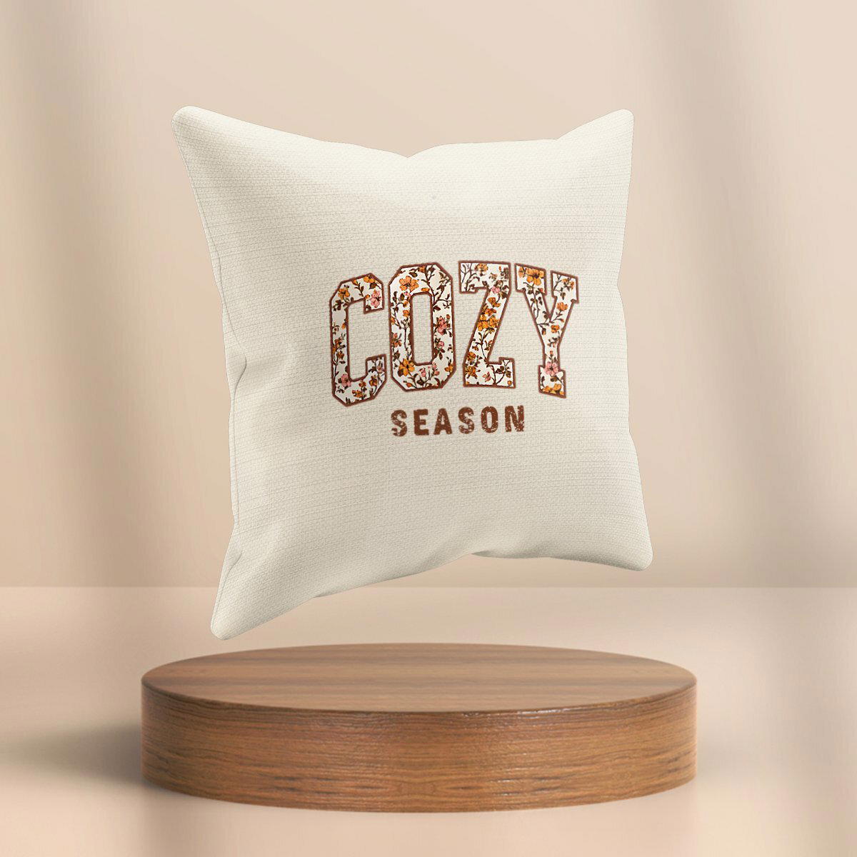 Image front Coussin "cozy season"