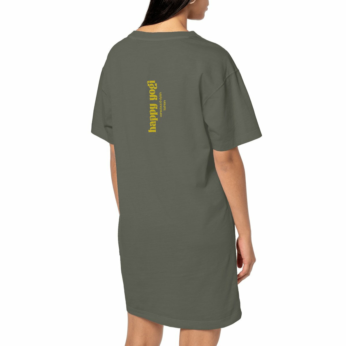 Image front Robe t-shirt happy yogi 