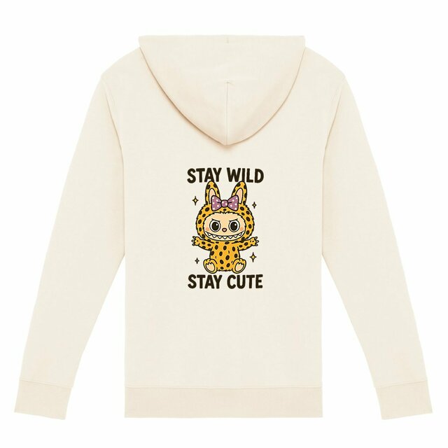 Image back Sweat zippé Labubu Léopard  🐆✨