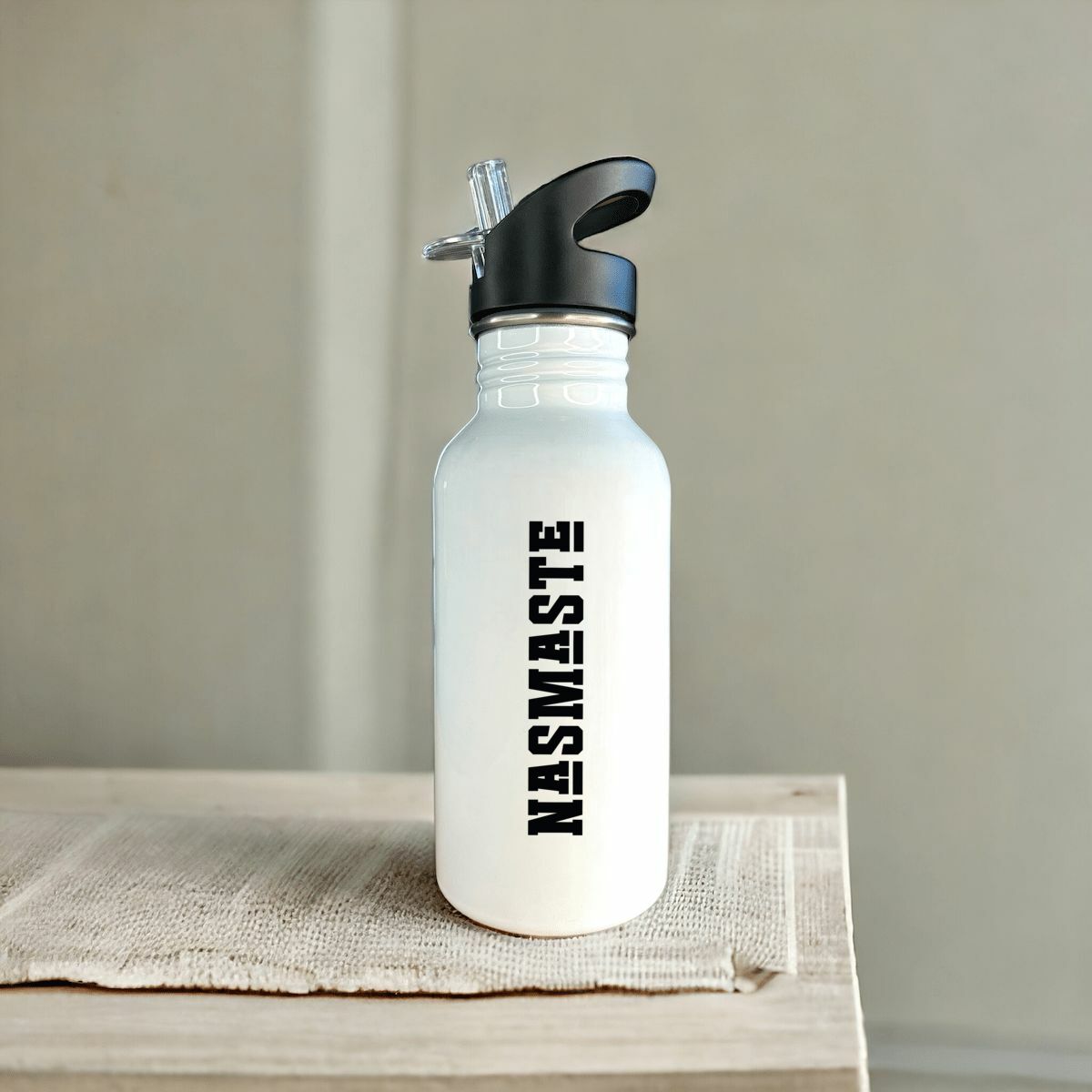 Image front Gourde en inox "Namasté"🙏✨