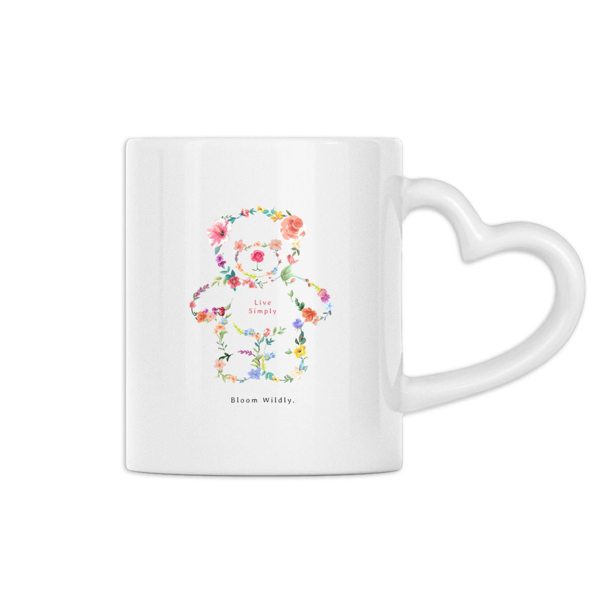 Image front Mug "Live simply"