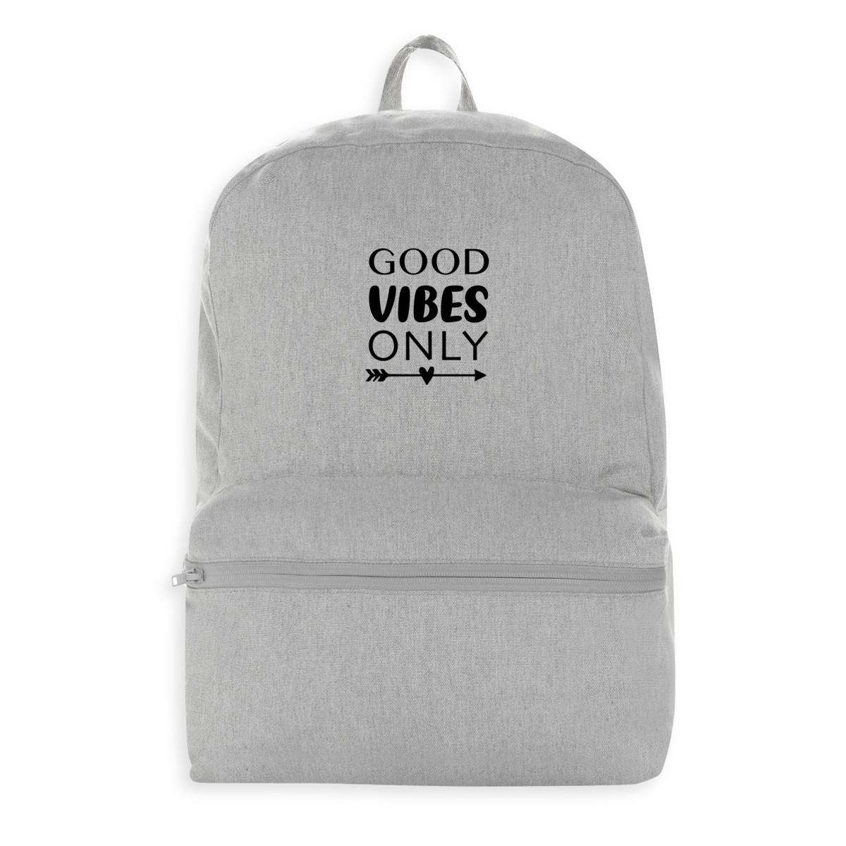 Image front Sac à dos "good vibes only"