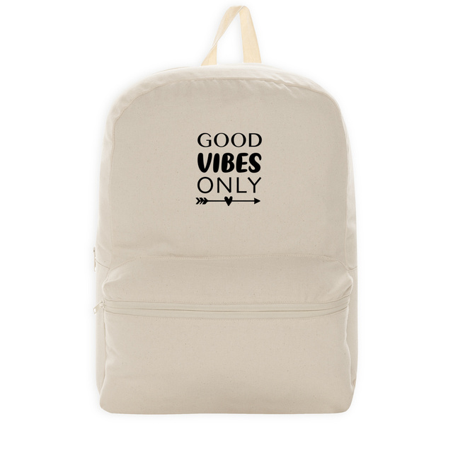 Image back Sac à dos "good vibes only"