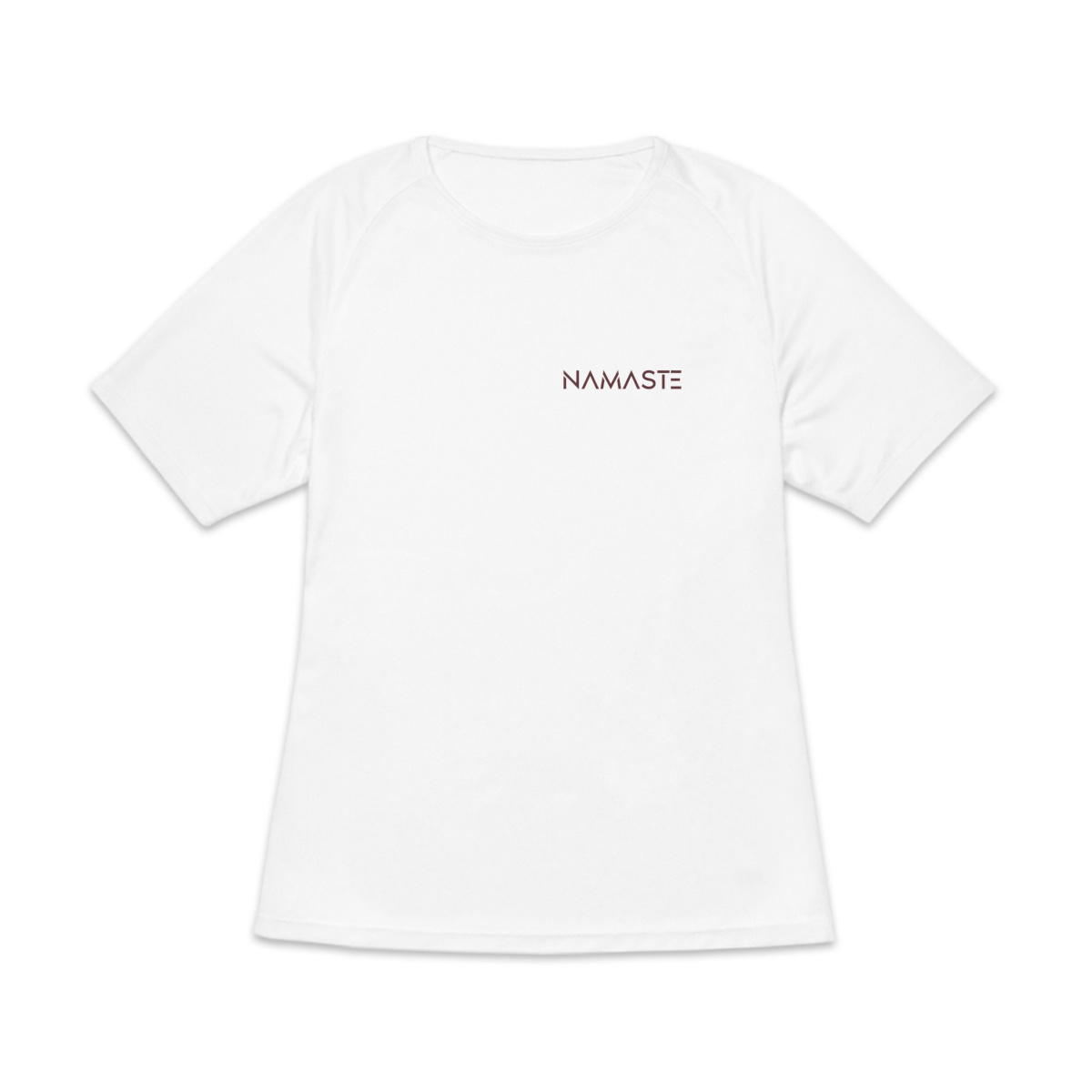 Image back T-shirt de sport "Namasté 🧘‍♀️💛