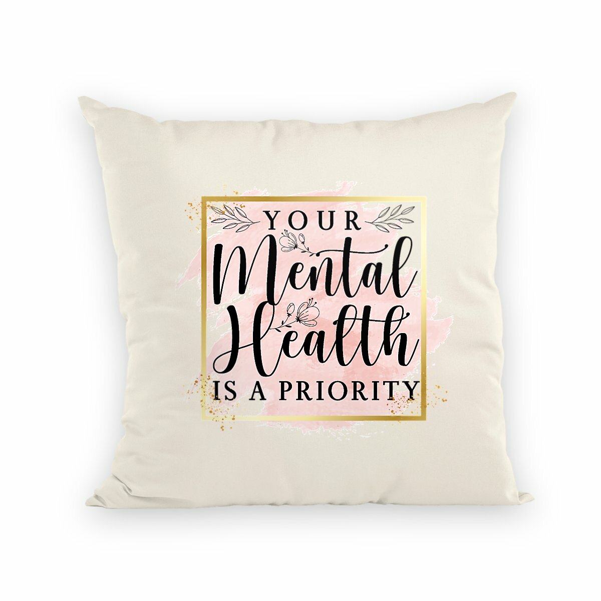 Image back Coussin "mental health"