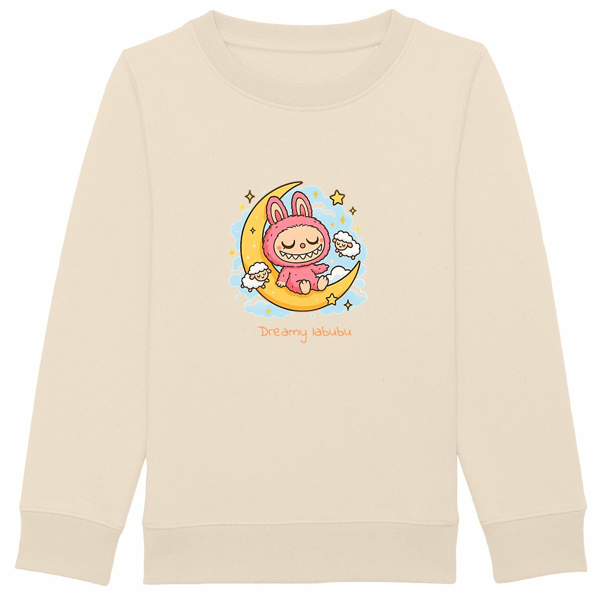 Image back Pull enfant chaud "dreamy labubu"