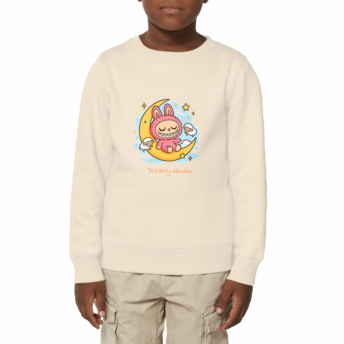 Image front Pull enfant chaud "dreamy labubu"