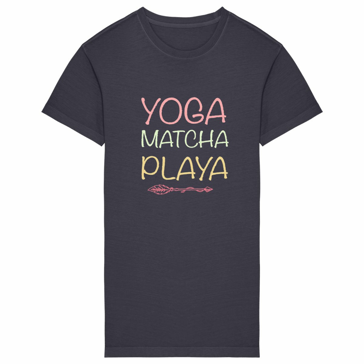 Image front Robe t-shirt "Yoga Matcha Playa"