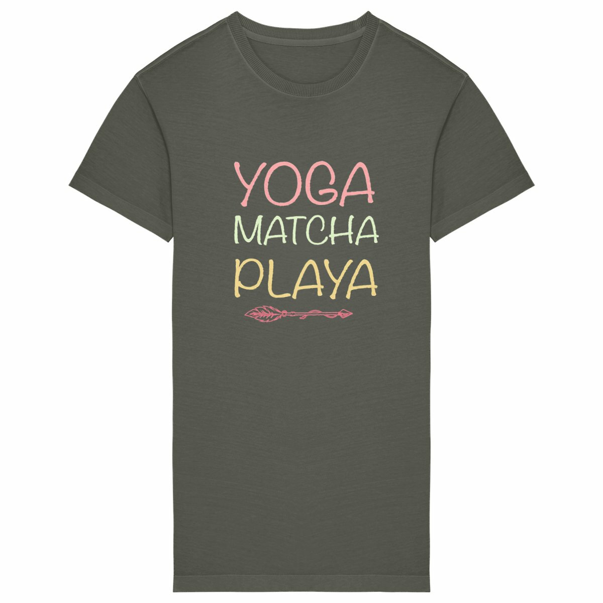 Image back Robe t-shirt "Yoga Matcha Playa"